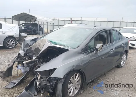 2012 Honda Civic Ex-L z USA, uszkodzony, nr VIN 2HGFB2F90CH547163